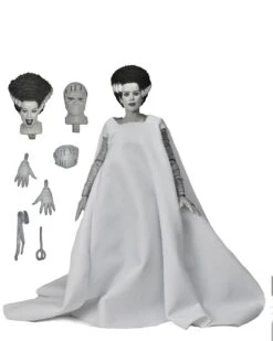 NECA Universal Monsters Ultimate 7 Inch Scale Action Figure - Bride Of Frankenstein (Black And White)