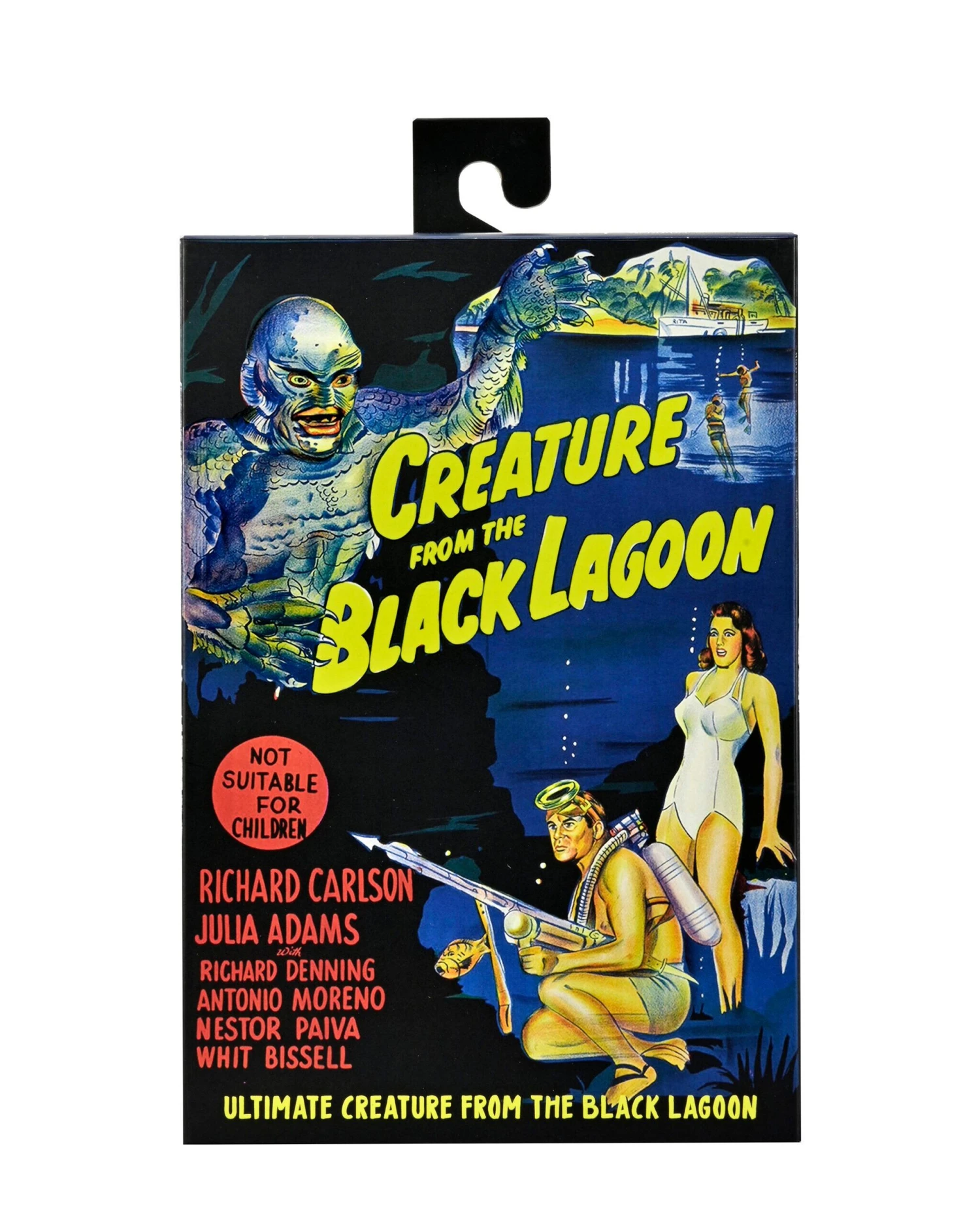NECA *PRE-ORDER Universal Monsters Ultimate 7 Inch Scale Action Figure - Creature From The Black Lagoon (Black And White) - Image 3