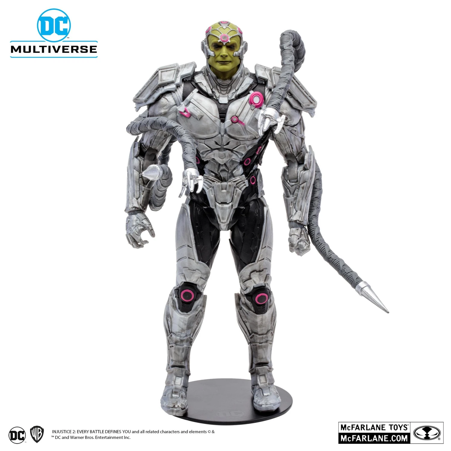 McFarlane DC Gaming 7 Inch Action Figure Wave 10 - Brainiac (Injustice 2) - Image 4