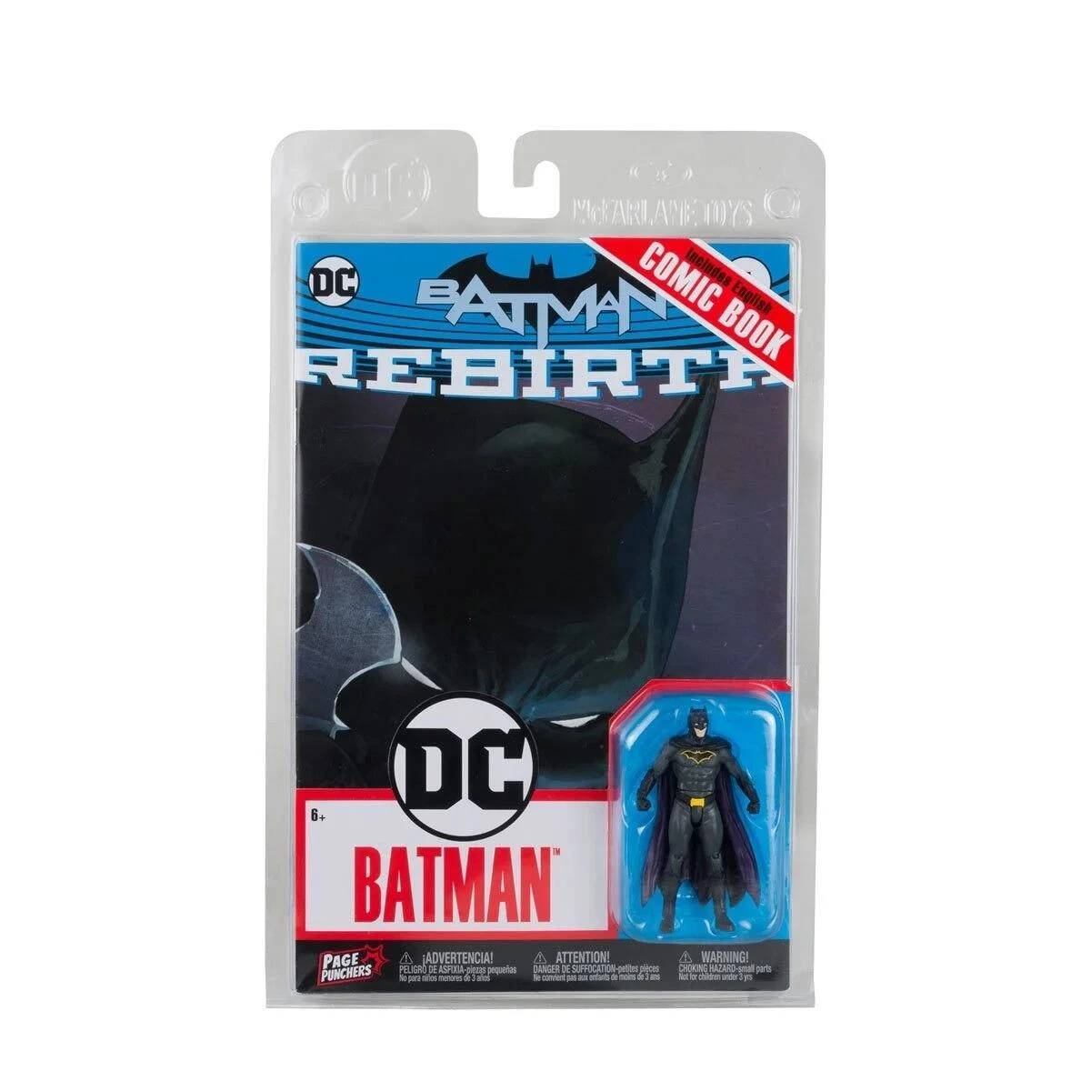 McFarlane DC Page Punchers 3 Inch Action Figure - Batman (Rebirth)