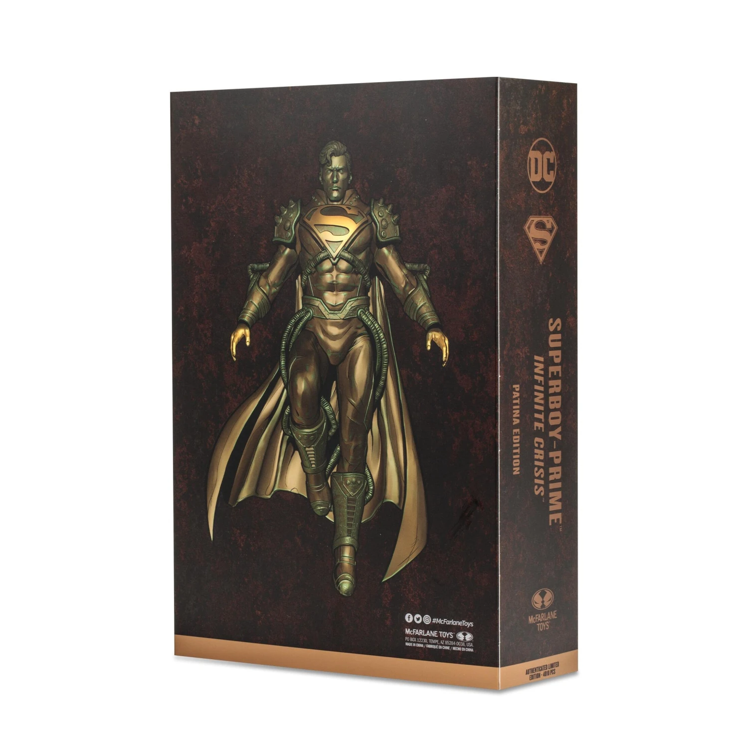 McFarlane DC Multiverse 7 Inch Action Figure - Superboy Prime (Patina) (Gold Label) - Image 6