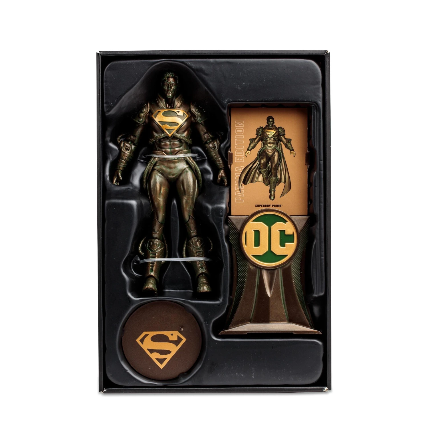 McFarlane DC Multiverse 7 Inch Action Figure - Superboy Prime (Patina) (Gold Label) - Image 7