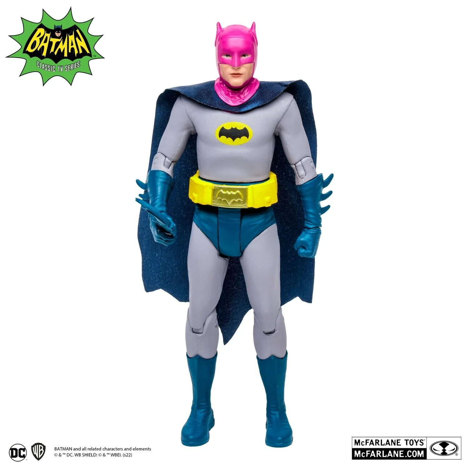 McFarlane DC Retro Batman 66 Action Figure Wave 6 - Radioactive Batman - Image 3