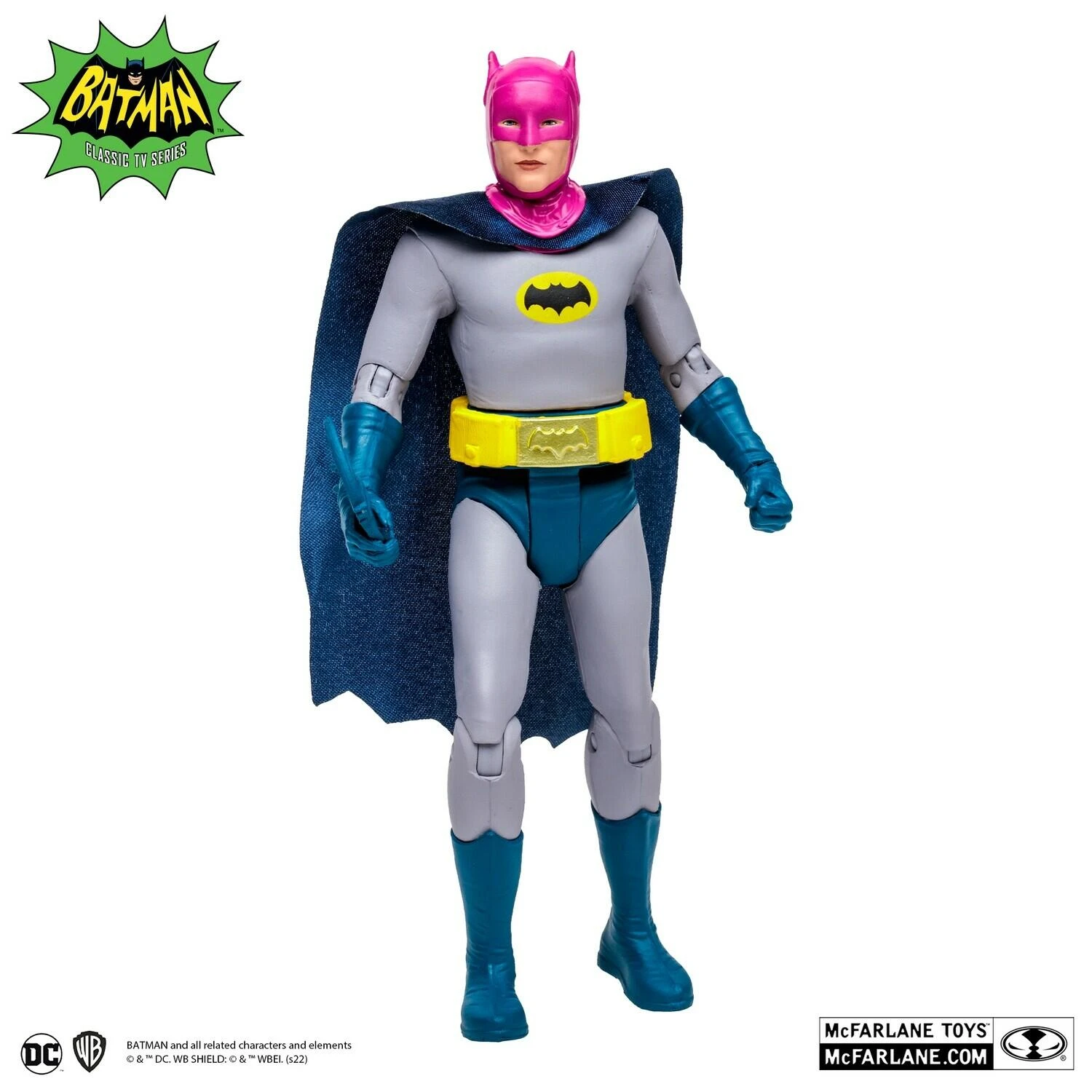 McFarlane DC Retro Batman 66 Action Figure Wave 6 - Radioactive Batman - Image 2