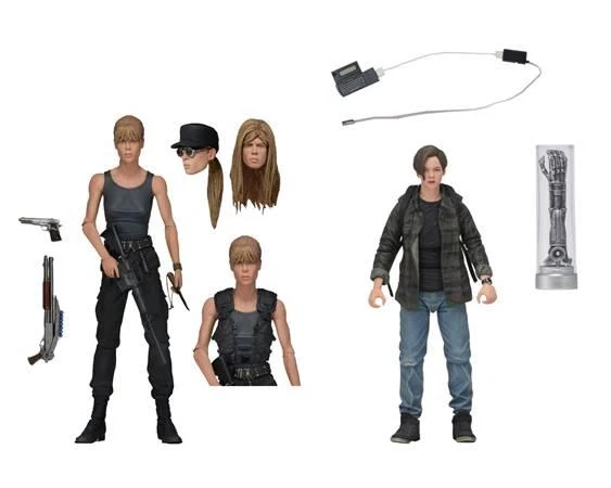 NECA Terminator 2 Action Figure Twin Pack - Sarah Connor & John Connor