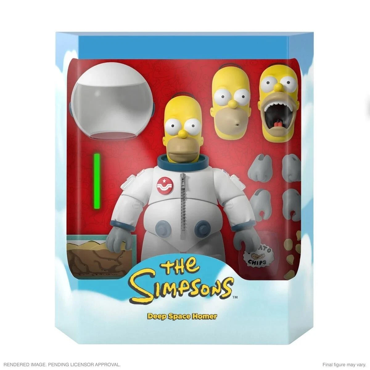 SUPER7 The Simpsons ReAction Ultimates! Action Figure Wave 1 - Deep Space Homer - Image 2
