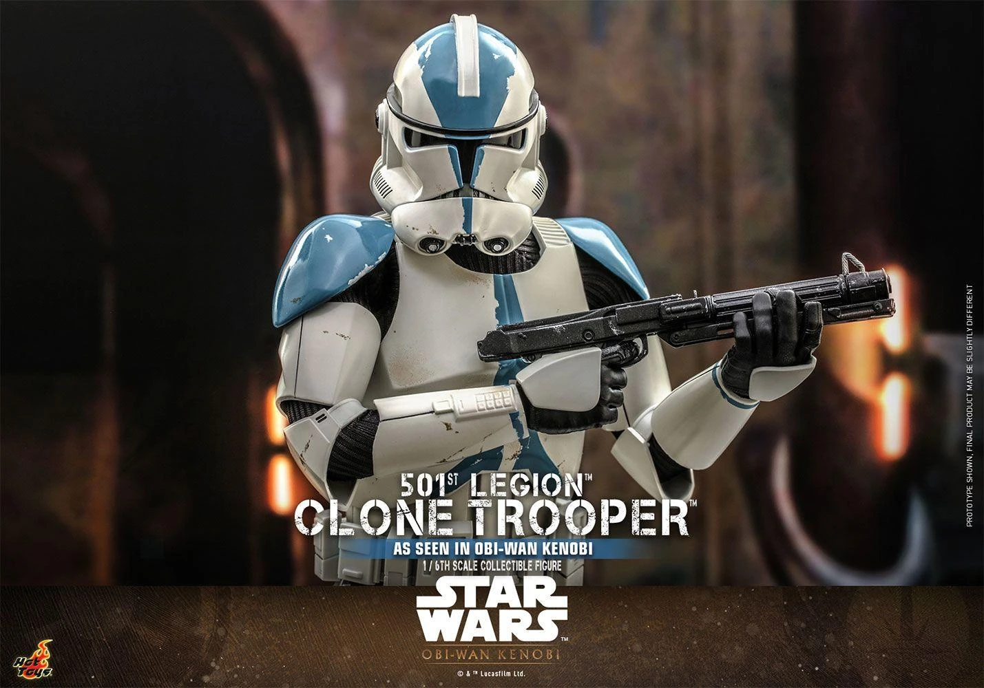 *PRE-ORDER 501st Battalion Clone Trooper (Kenobi Series) - Star Wars Hot Toys Collectibles 1/6 Scale Action Figure - Image 8
