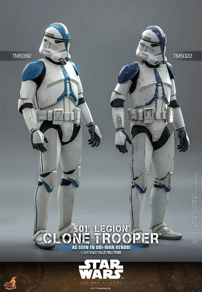 *PRE-ORDER 501st Battalion Clone Trooper (Kenobi Series) - Star Wars Hot Toys Collectibles 1/6 Scale Action Figure - Image 3