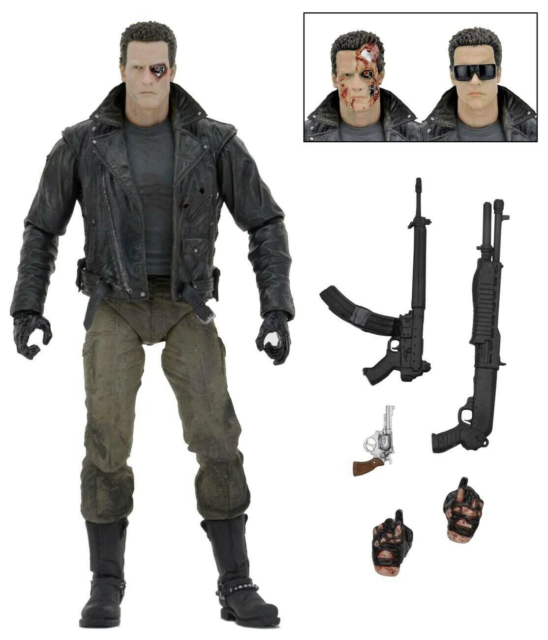 NECA Terminator Ultimate T-800 Police Station Assult Action Figure - Image 2