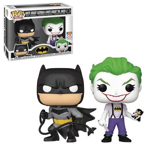 FUNKO Batman White Knight Batman And Joker Pop! Vinyl Figure 2-Pack SDCC 2021 Exclusive