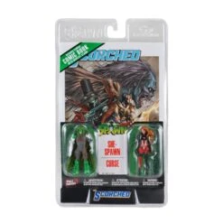McFarlane *PRE-ORDER Spawn 3inch Action Figure W/ Comic 2-pack Wave 2 - She-Spawn & Curse (Scorched #12)