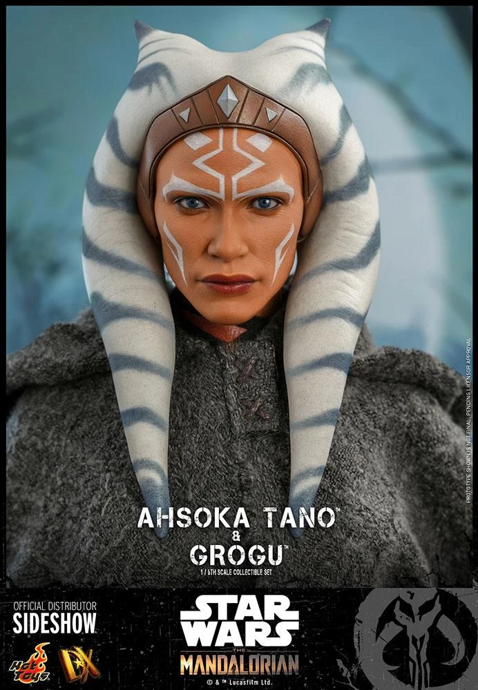 *PRE-ORDER Ahsoka Tano And Grogu (The Mandalorian) - Star Wars Hot Toys Collectibles 1/6 Scale Action Figure - Image 5
