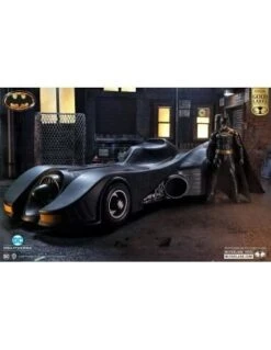 McFarlane DC Multiverse 7 Inch Action Figure With Vehicle - Batman 1989 With Batmobile (Gold Label)
