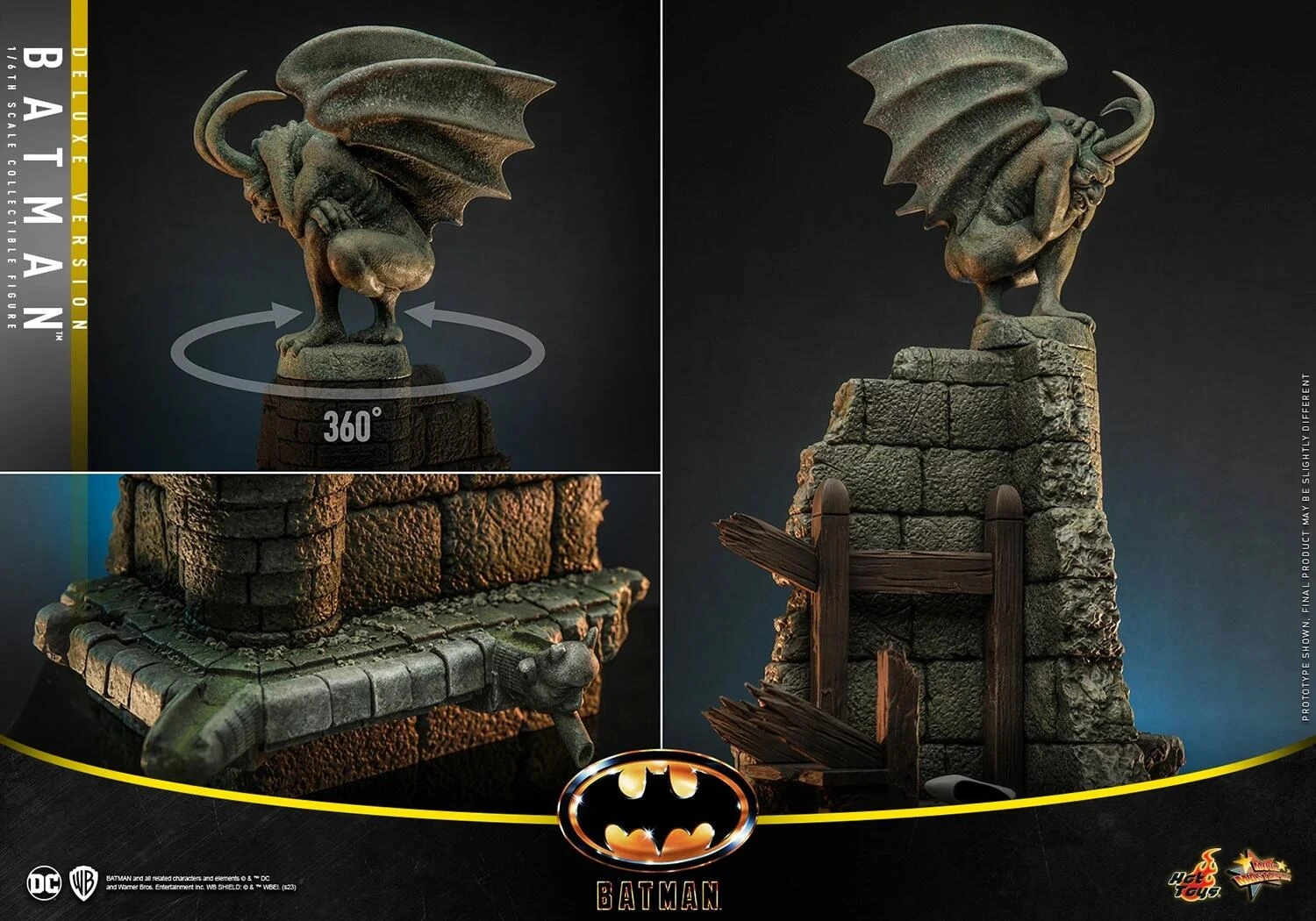 *PRE-ORDER Batman (Deluxe) - Batman 1989 Hot Toys Collectibles 1/6 Scale Action Figure - Image 10