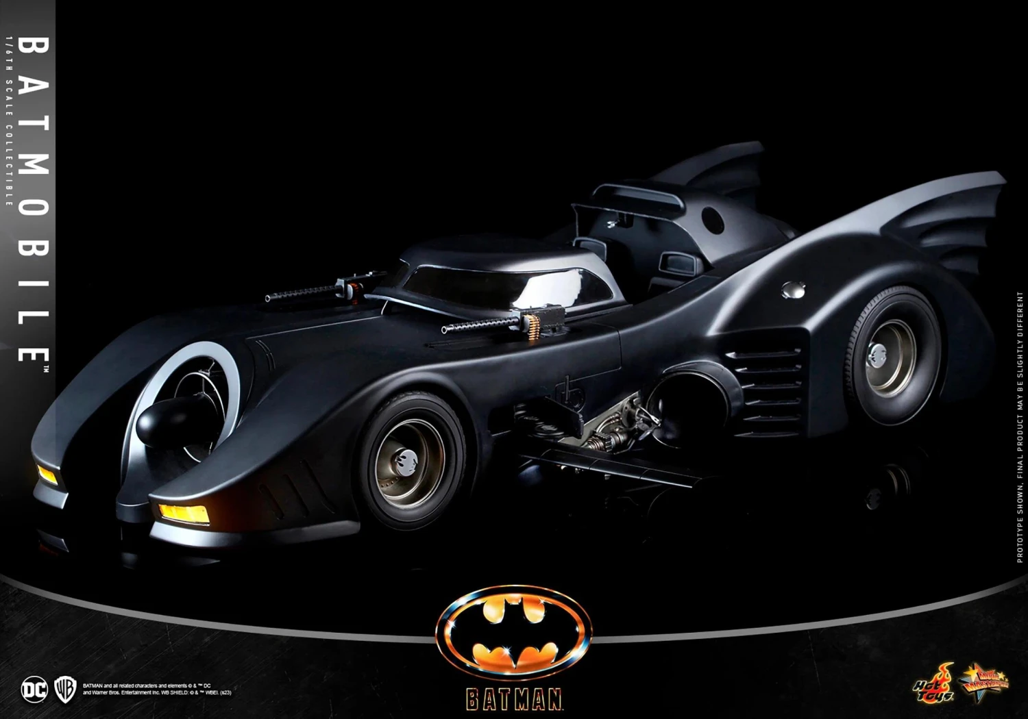 *PRE-ORDER Batmobile - Batman 1989 Hot Toys Collectibles 1/6 Scale Vehicle - Image 2