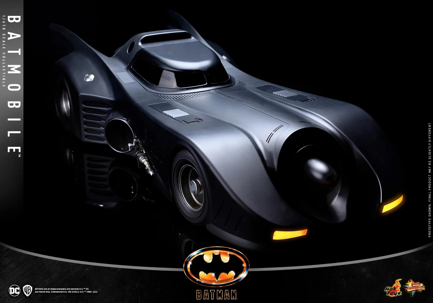 *PRE-ORDER Batmobile - Batman 1989 Hot Toys Collectibles 1/6 Scale Vehicle - Image 5