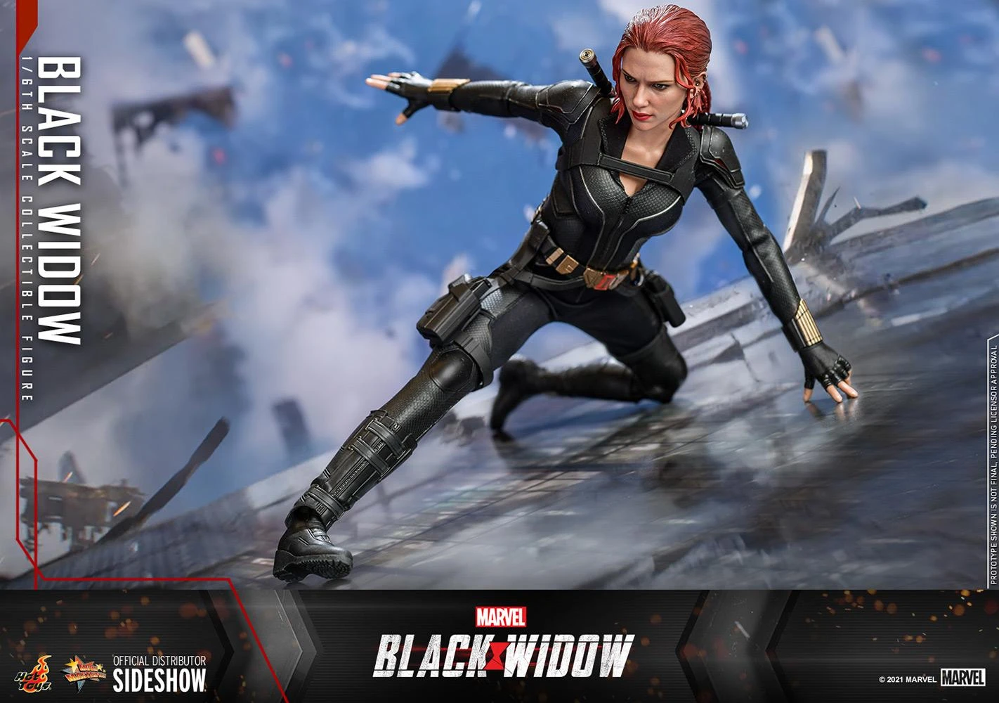 Black Widow - Marvel Hot Toys Collectibles 1/6 Scale Action Figure - Image 8