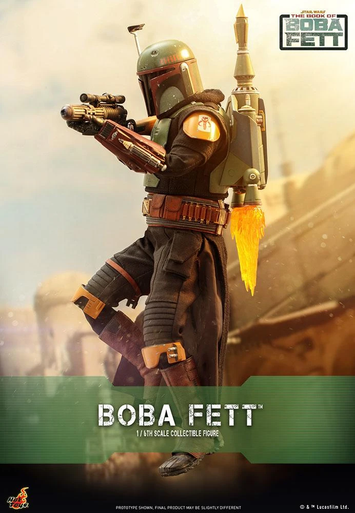 *PRE-ORDER Boba Fett (The Book Of Boba Fett) - Star Wars Hot Toys Exclusive Collectibles 1/6 Scale Action Figure - Image 2