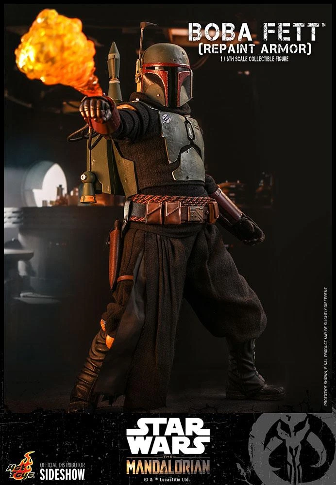 Boba Fett (Repainted Armour Version) - Star Wars Hot Toys Collectibles 1/6 Scale Action Figure - Image 2