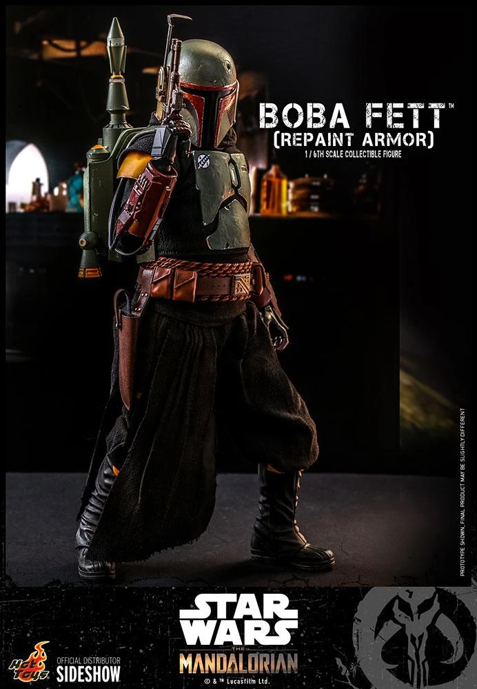 Boba Fett (Repainted Armour Version) - Star Wars Hot Toys Collectibles 1/6 Scale Action Figure - Image 3