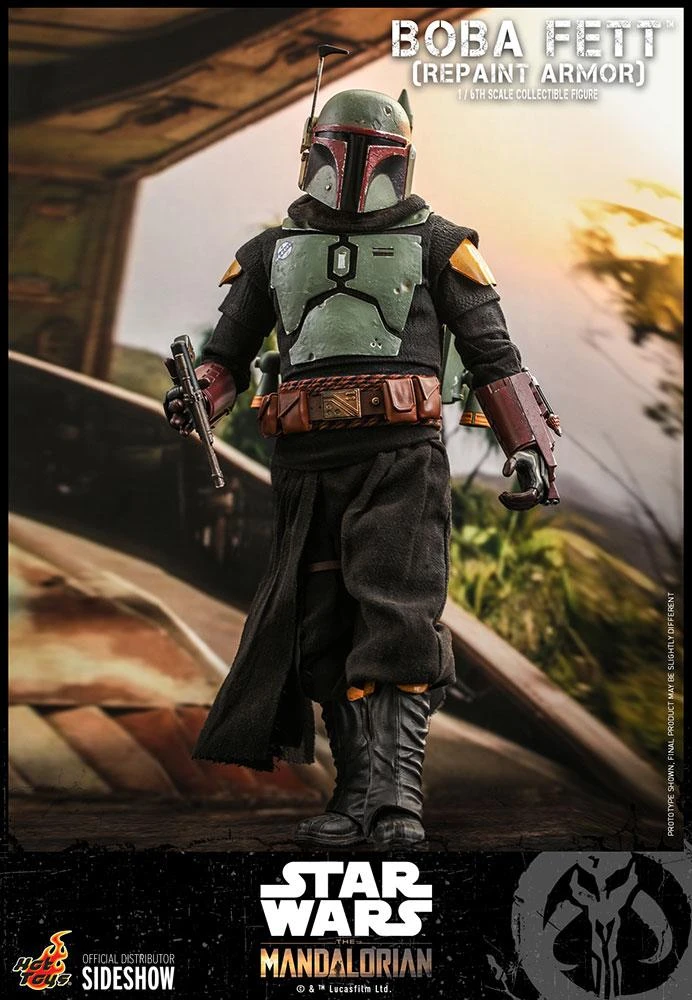 Boba Fett (Repainted Armour Version) - Star Wars Hot Toys Collectibles 1/6 Scale Action Figure - Image 4