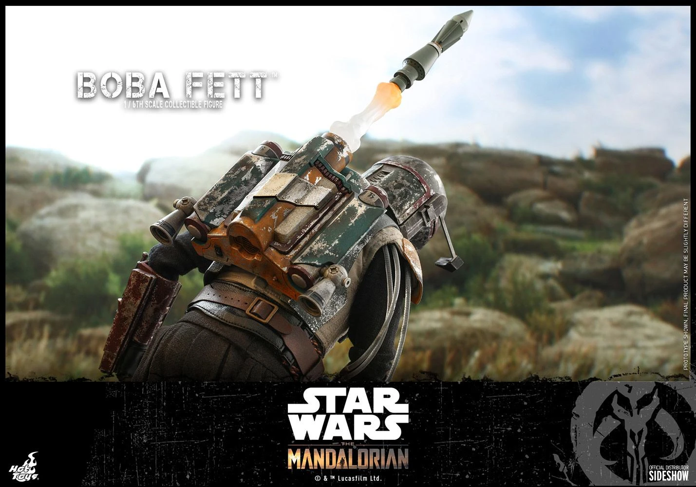 Boba Fett (The Mandalorian) - Star Wars Hot Toys Collectibles 1/6 Scale Action Figure - Image 9