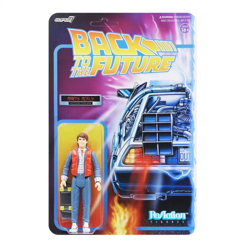 SUPER7 Back To The Future ReAction Action Figure Wave 2 - 80s Marty McFly