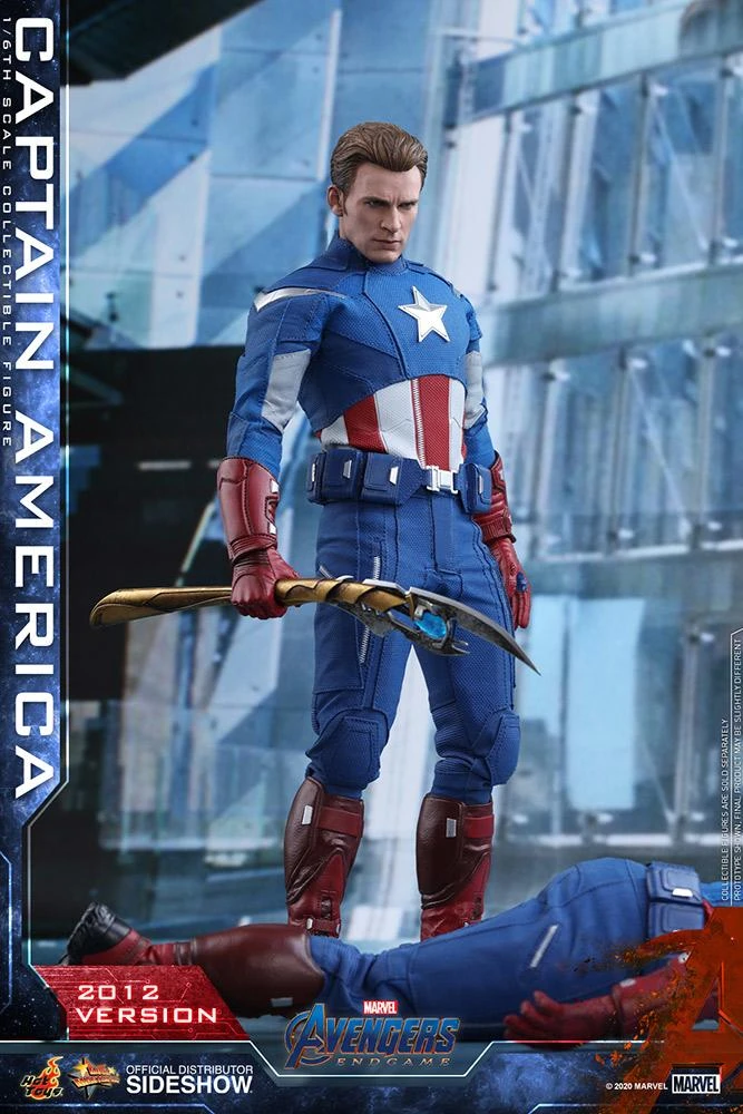 Captain America (2012 Version) - Marvel Hot Toys Collectibles 1/6 Scale Action Figure - Image 2