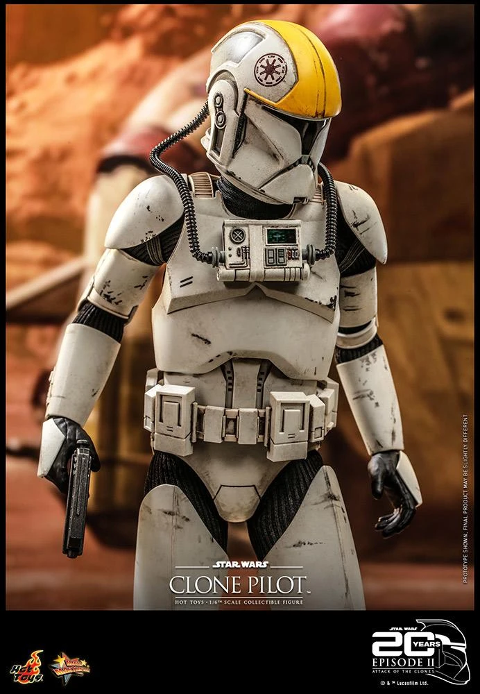 *PRE-ORDER Clone Pilot - Star Wars Attack Of The Clones 20th Anniversary Hot Toys Collectibles 1/6 Scale Action Figure - Image 2