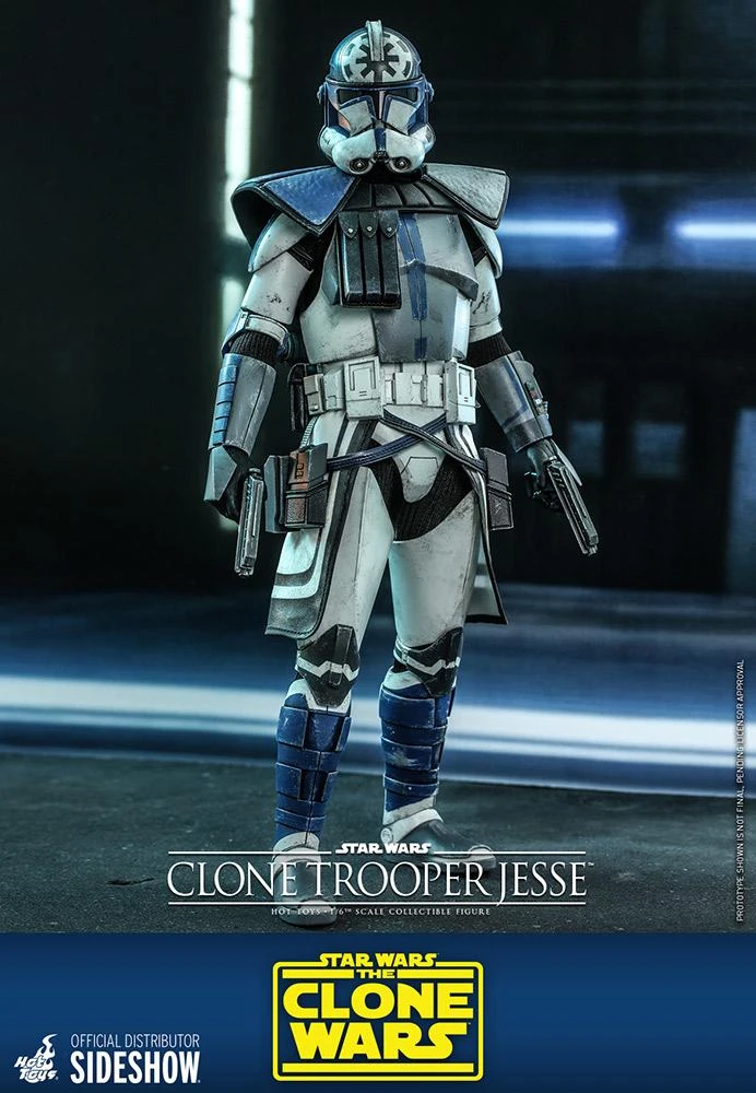 Clone Trooper Jesse (Clone Wars) - Star Wars Hot Toys Collectibles 1/6 Scale Action Figure - Image 3