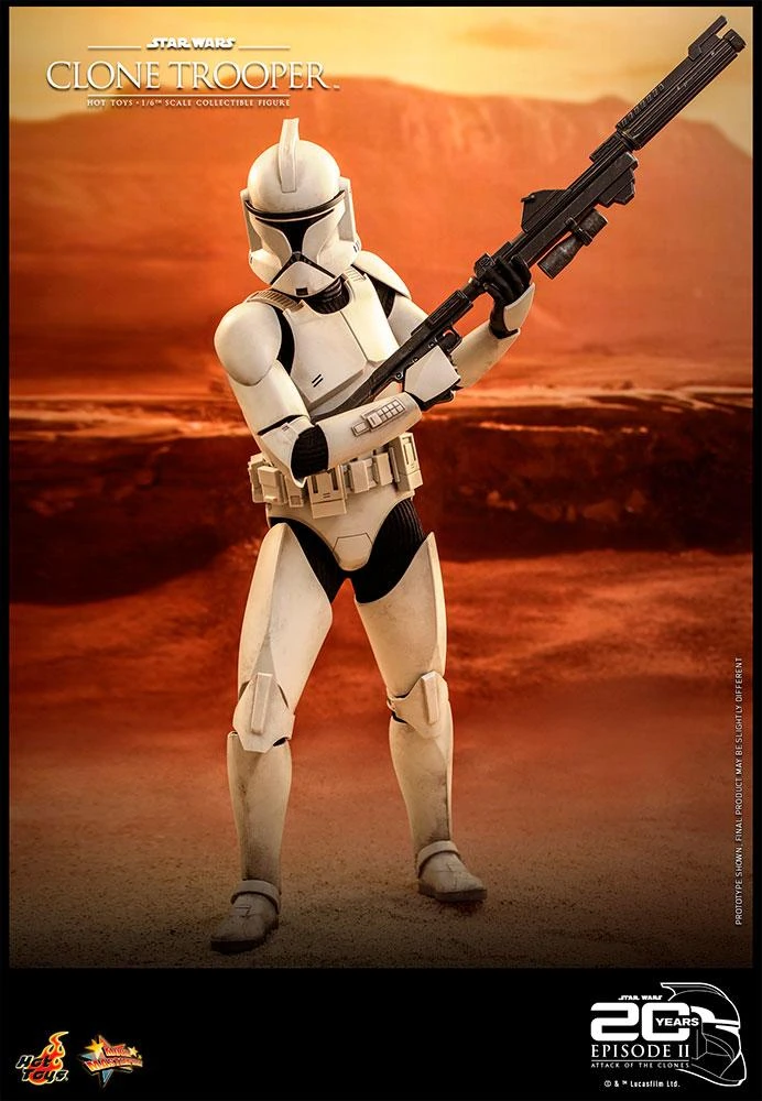 *PRE-ORDER Clone Trooper - Star Wars Attack Of The Clones 20th Anniversary Hot Toys Collectibles 1/6 Scale Action Figure - Image 2