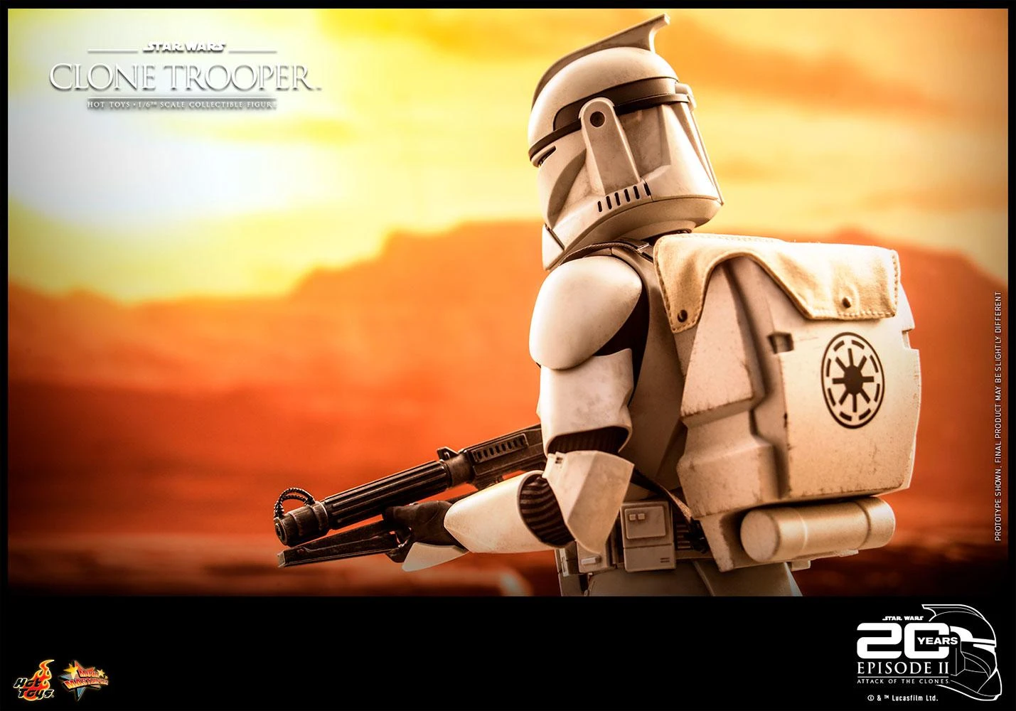 *PRE-ORDER Clone Trooper - Star Wars Attack Of The Clones 20th Anniversary Hot Toys Collectibles 1/6 Scale Action Figure - Image 9
