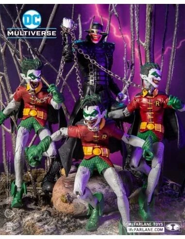 McFarlane DC Collector Action Figure 2-Pack - Batman Who Laughs & Robins Of Earth -22 - Image 3