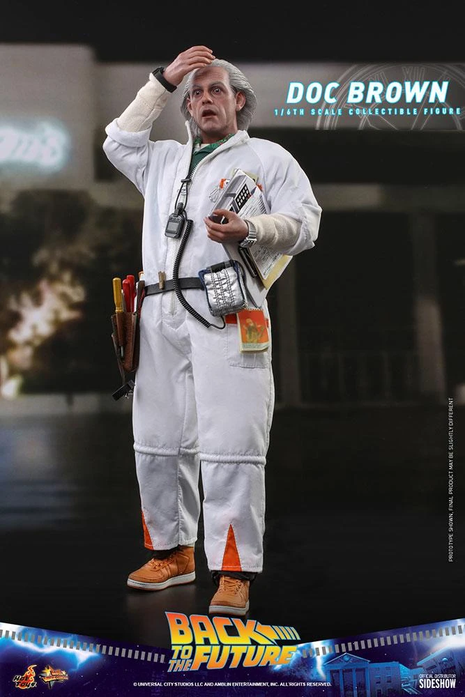 Doc Brown - Back To The Future Hot Toys Collectibles 1/6 Scale Action Figure - Image 2
