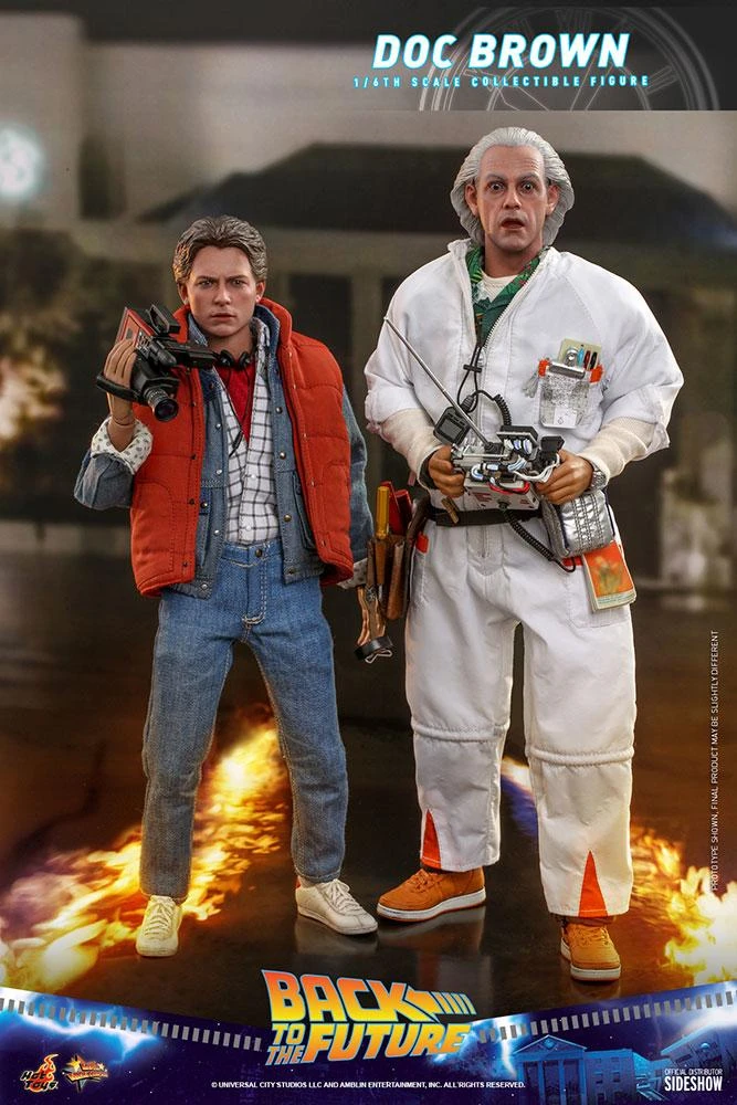 Doc Brown - Back To The Future Hot Toys Collectibles 1/6 Scale Action Figure - Image 3