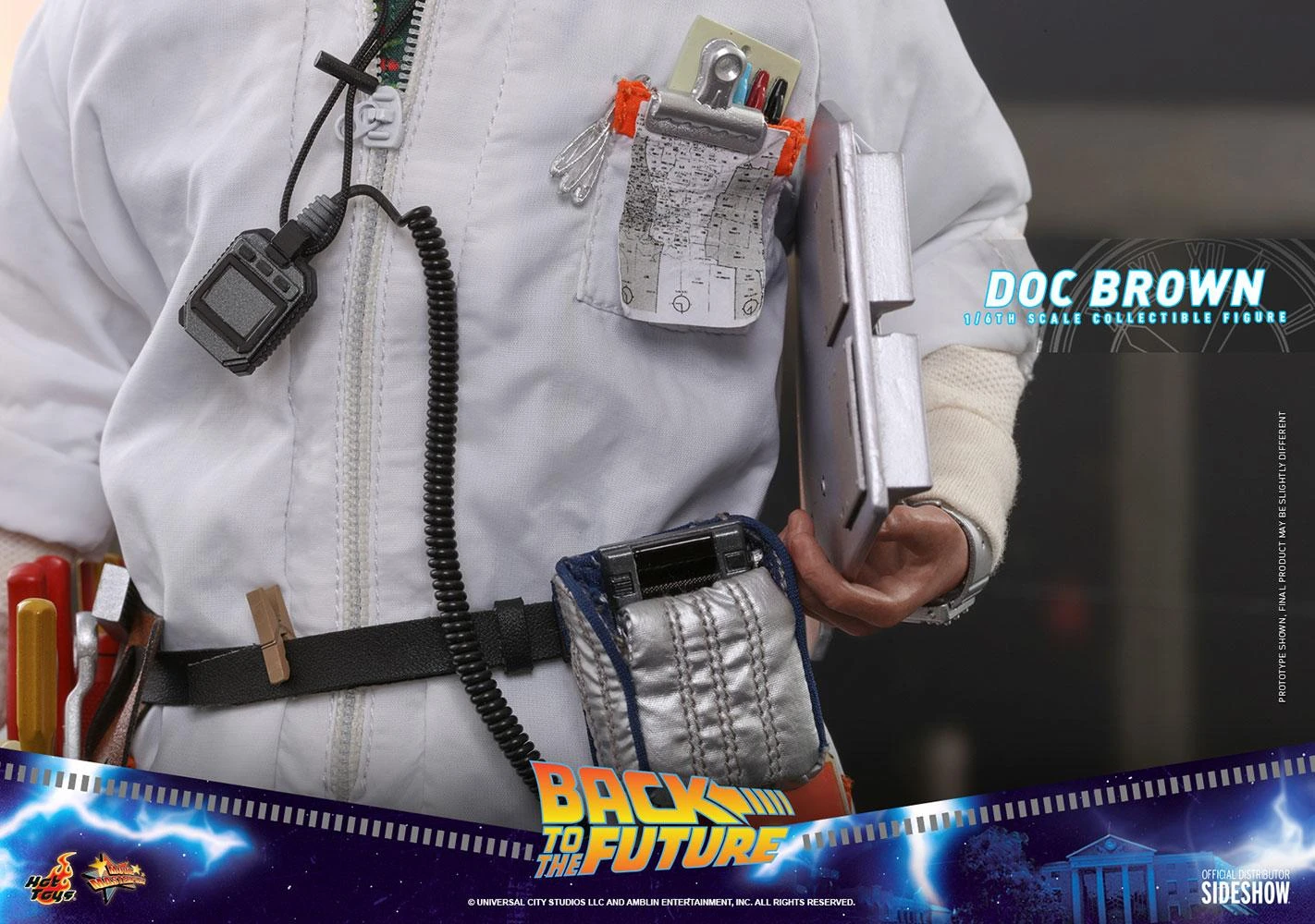 Doc Brown - Back To The Future Hot Toys Collectibles 1/6 Scale Action Figure - Image 6