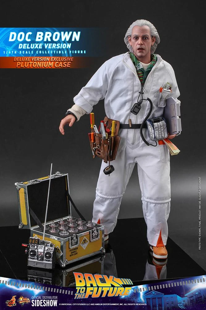 Doc Brown DELUXE - Back To The Future Hot Toys Collectibles 1/6 Scale Action Figure - Image 2