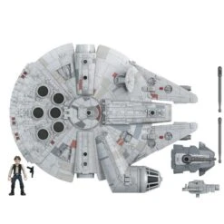 Hasbro Star Wars Mission Fleet Action Figure - Han Solo With Millennium Falcon