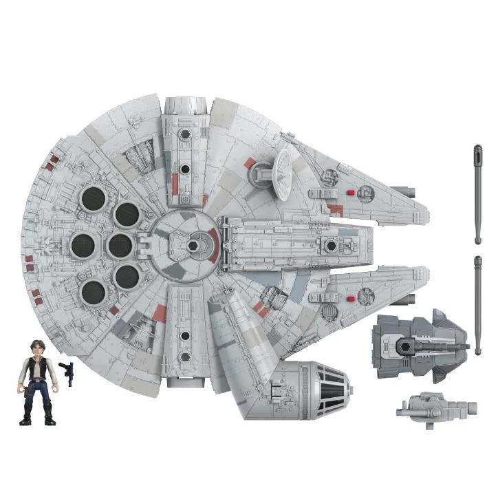 Hasbro Star Wars Mission Fleet Action Figure - Han Solo With Millennium Falcon