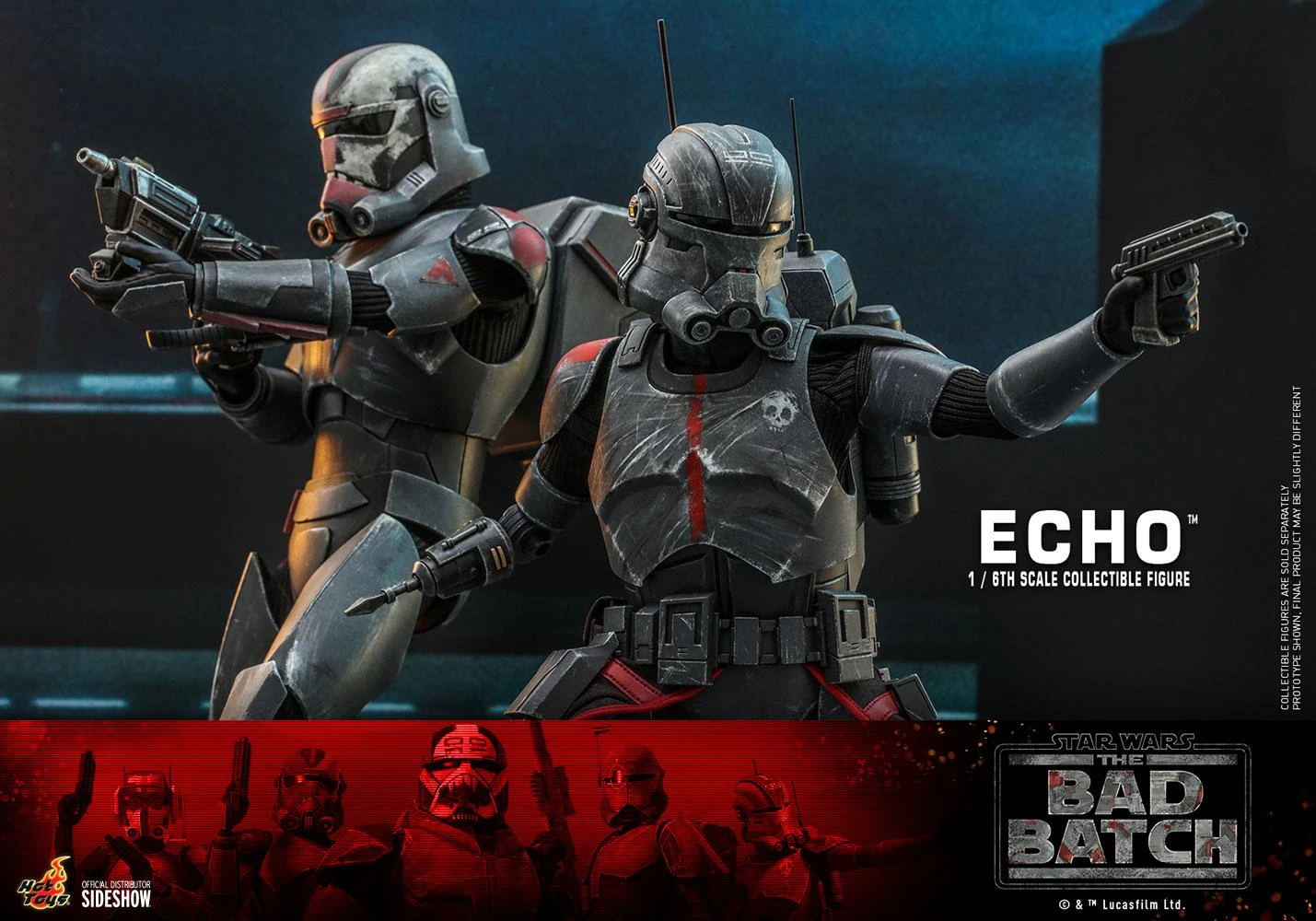 Echo - The Bad Batch - Star Wars Hot Toys Collectibles 1/6 Scale Action Figure - Image 5