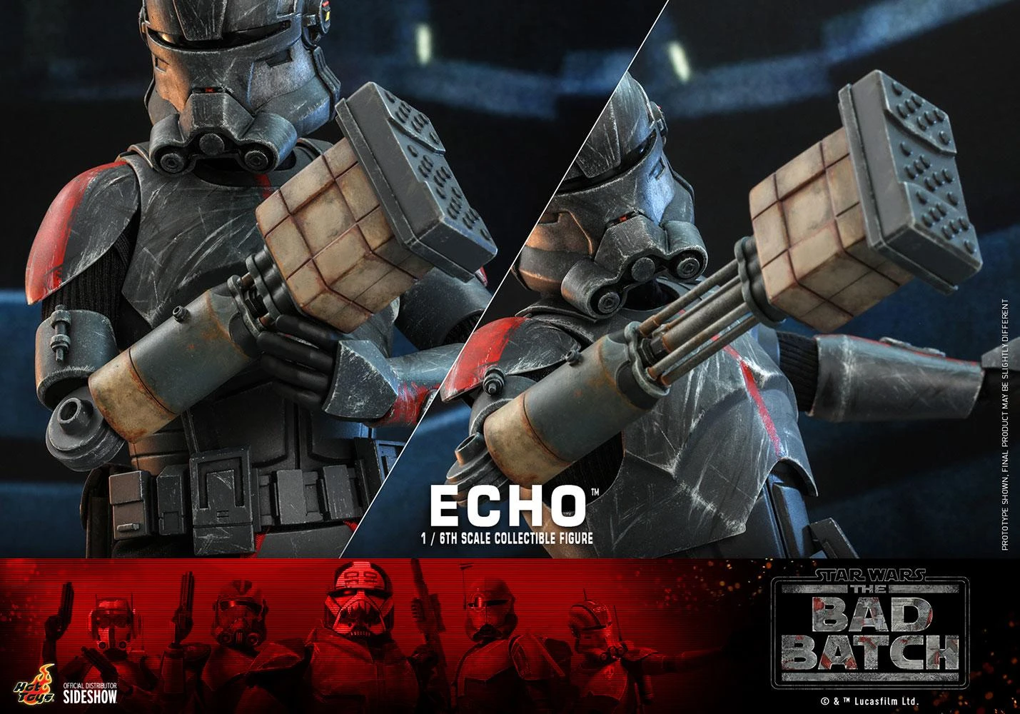 Echo - The Bad Batch - Star Wars Hot Toys Collectibles 1/6 Scale Action Figure - Image 7