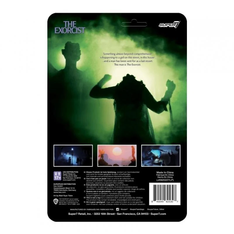 SUPER7 The Exorcist Wave 2 ReAction Action Figure - Regan (Vomit Splatter) - Image 2