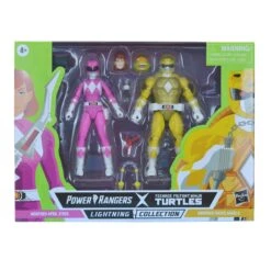 Hasbro Power Rangers Lightning Collection X Teenage Mutant Ninja Turtles Action Figure 2 Pack - Morphed April O'Neil & Morphed Michelangelo