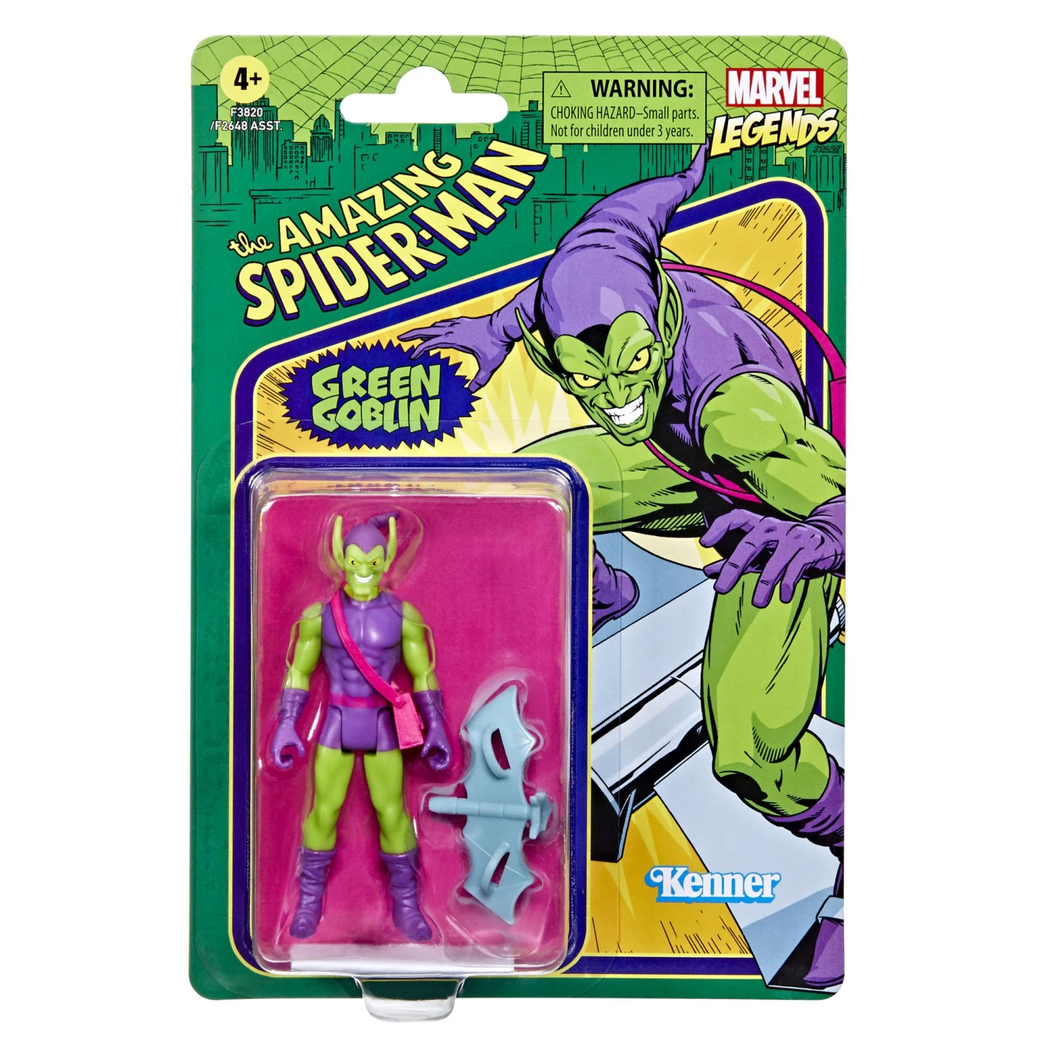 Hasbro Marvel Universe Retro 3.75 Inch Action Figure Wave 6 - Green Goblin - Image 2