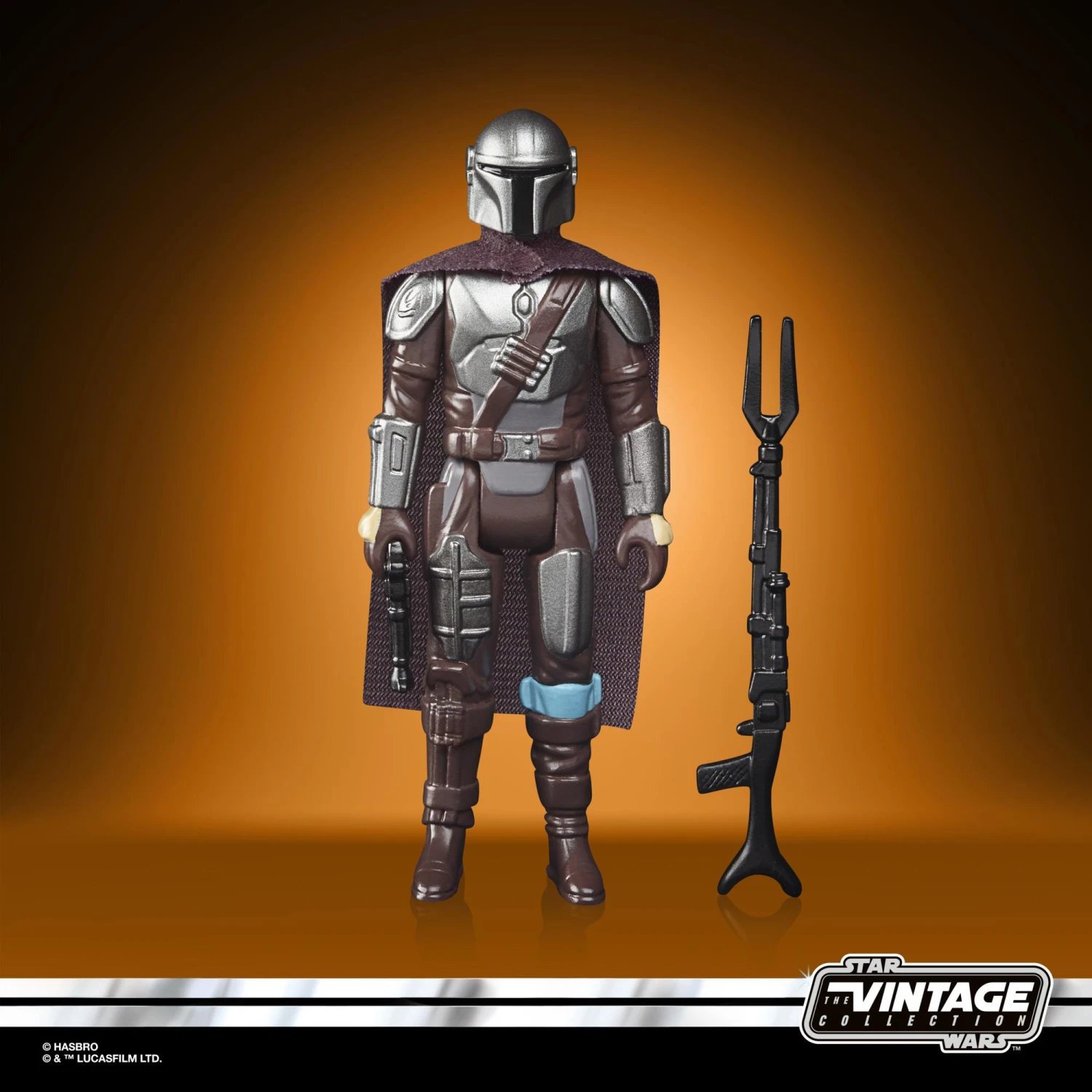 Hasbro Star Wars Retro Action Figure Wave 4 - Mandalorian (Beskar) - Image 7