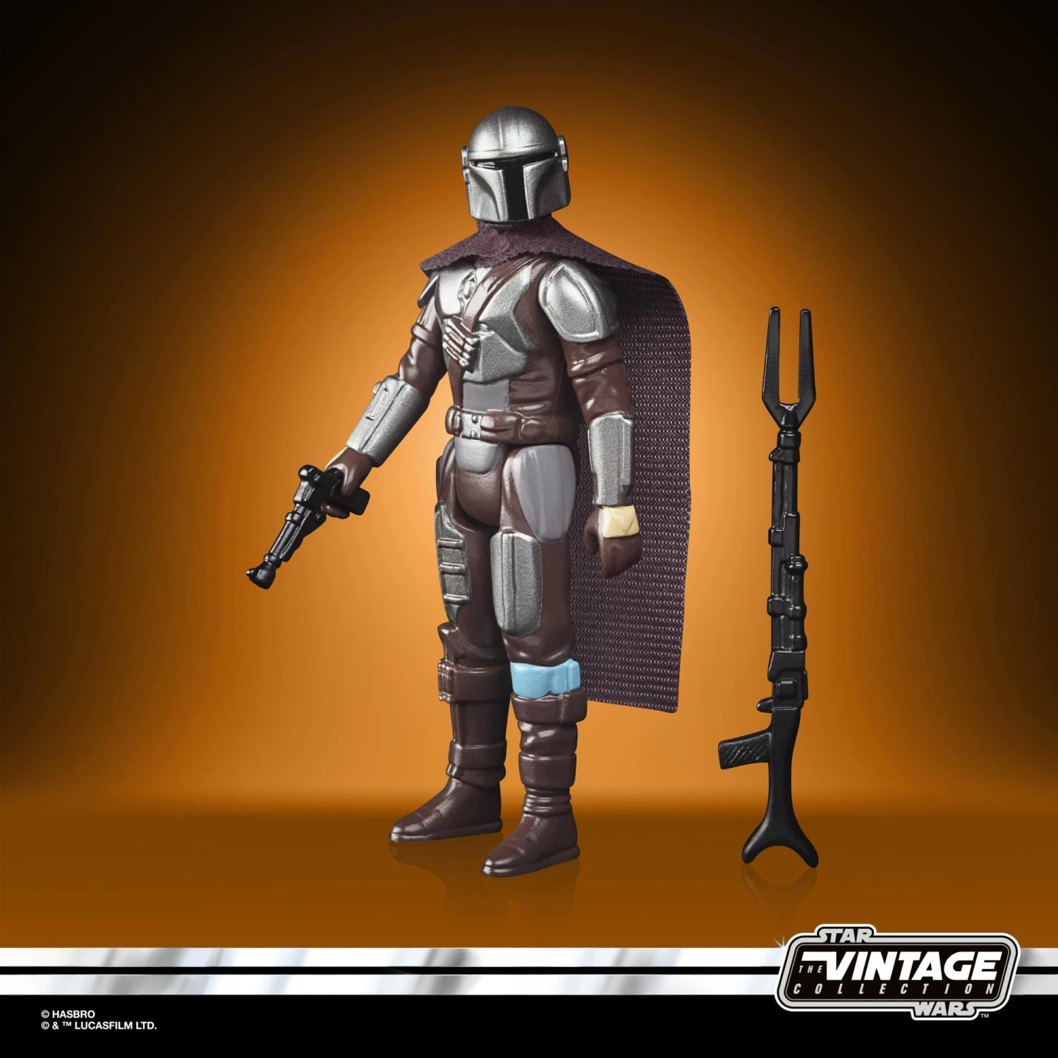 Hasbro Star Wars Retro Action Figure Wave 4 - Mandalorian (Beskar) - Image 6