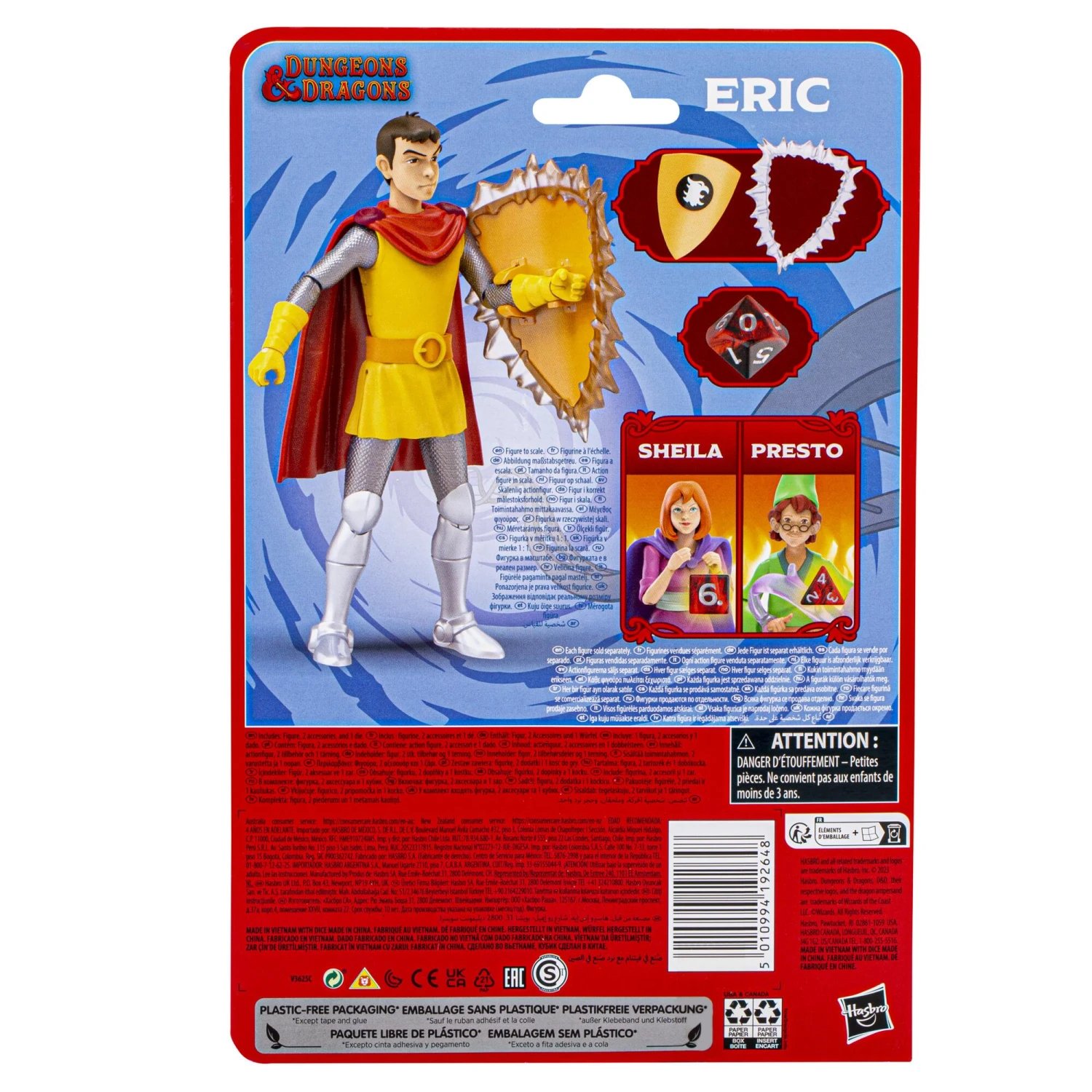 Hasbro Dungeons & Dragons Cartoon Classics 6-Inch-Scale Action Figure - Eric - Image 5