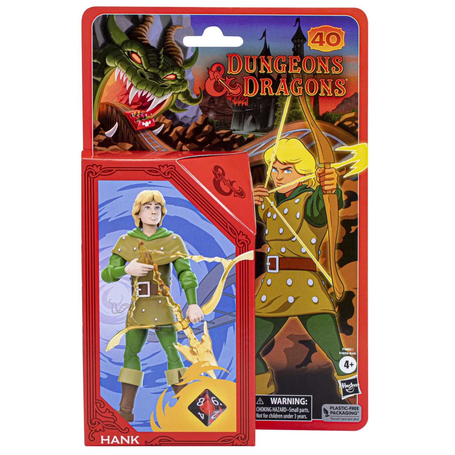 Hasbro Dungeons & Dragons Cartoon Classics 6-Inch-Scale Action Figure - Hank The Ranger - Image 2