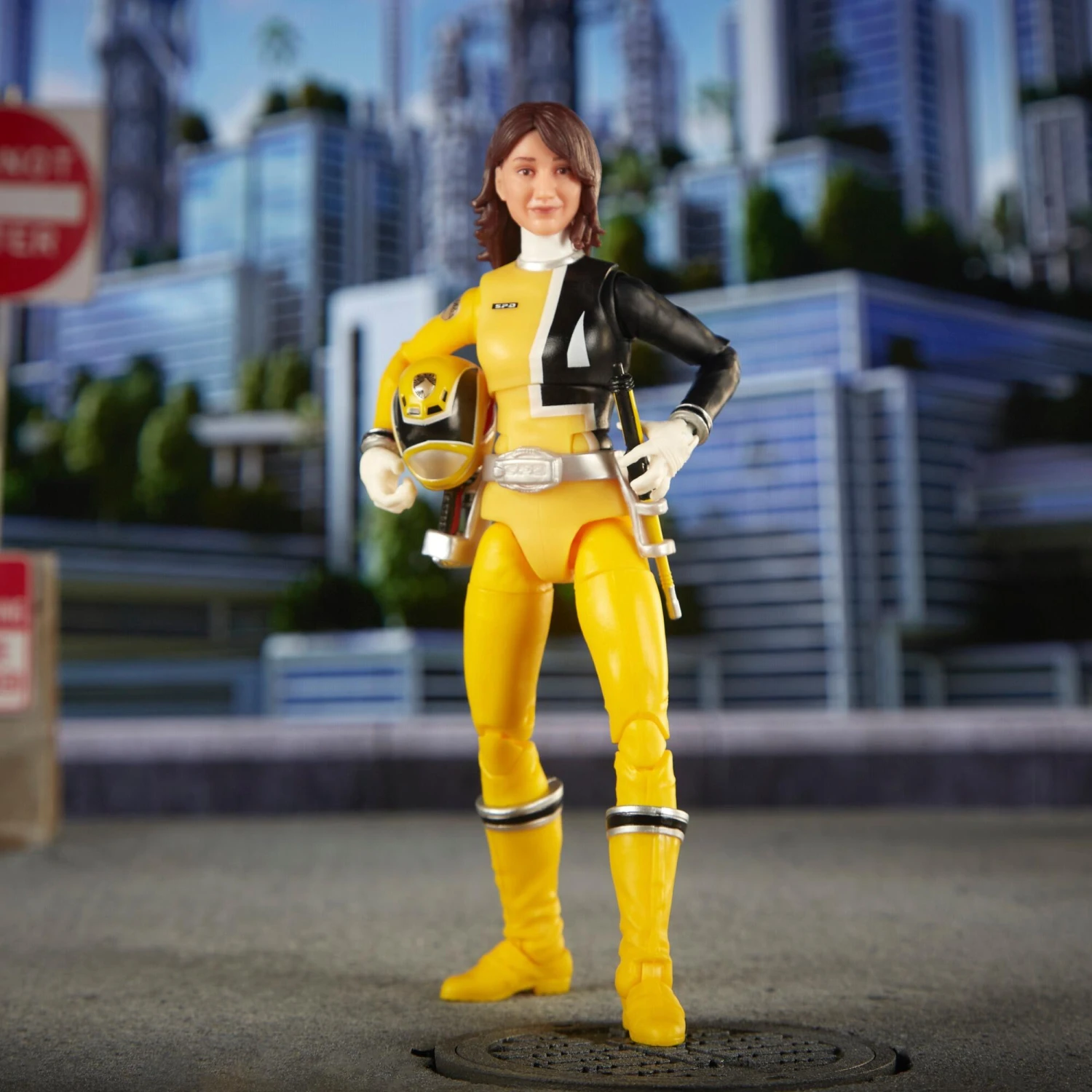 Hasbro Power Rangers Lightning Collection Exclusive Action Figure - S.P.D. Yellow Ranger - Image 4