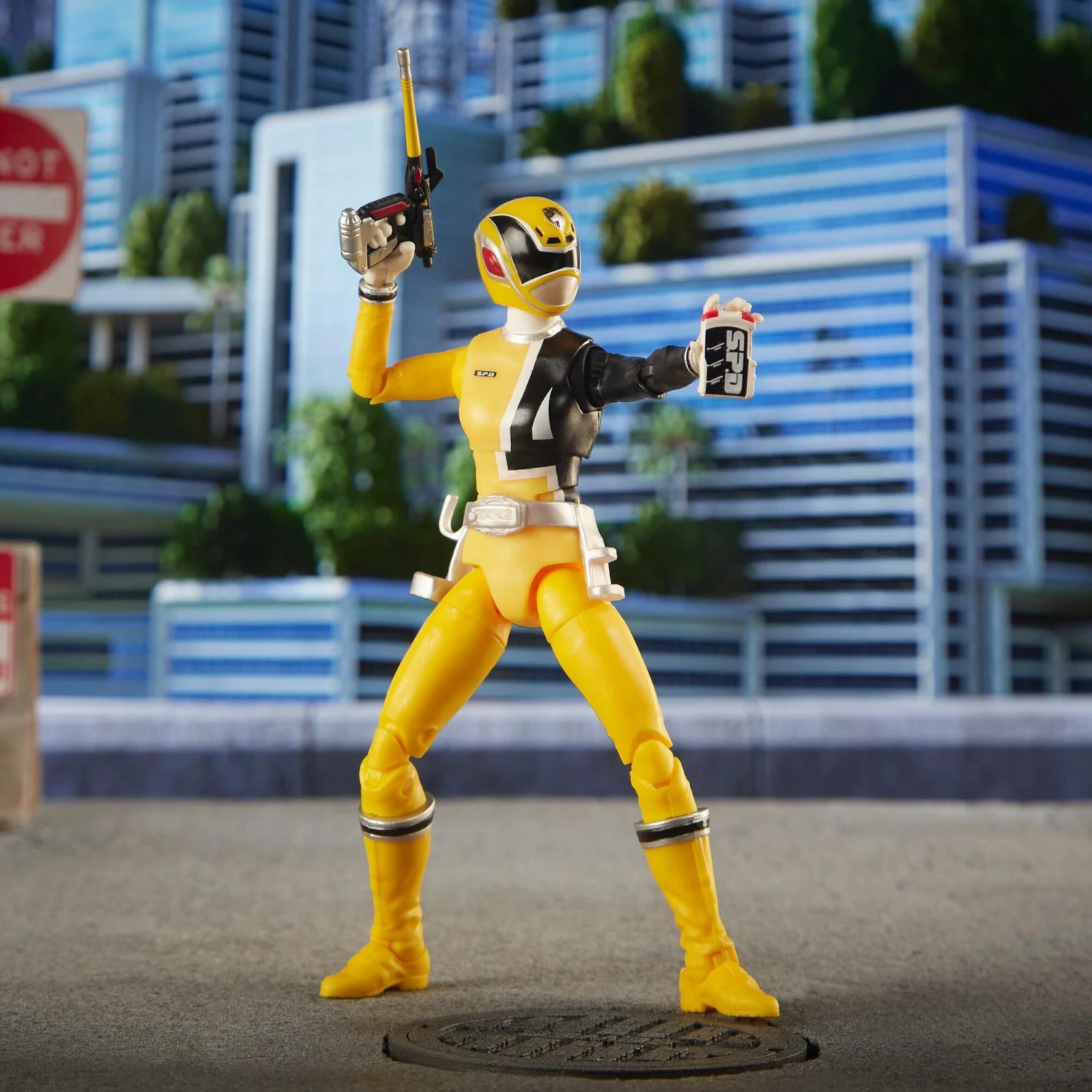 Hasbro Power Rangers Lightning Collection Exclusive Action Figure - S.P.D. Yellow Ranger - Image 7